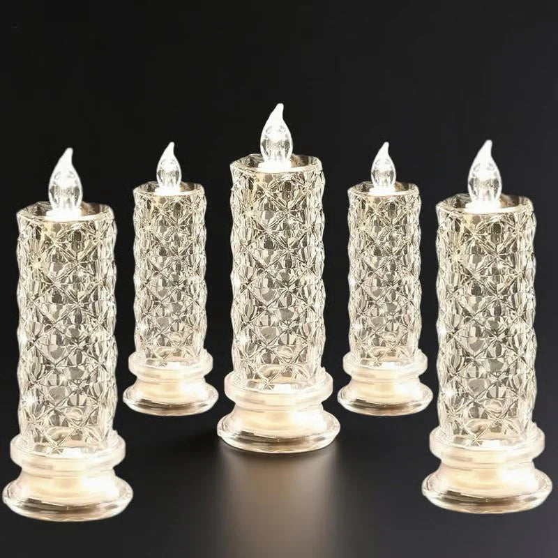 CrystalGlow™ – LED-ljusset i kristall (4st)