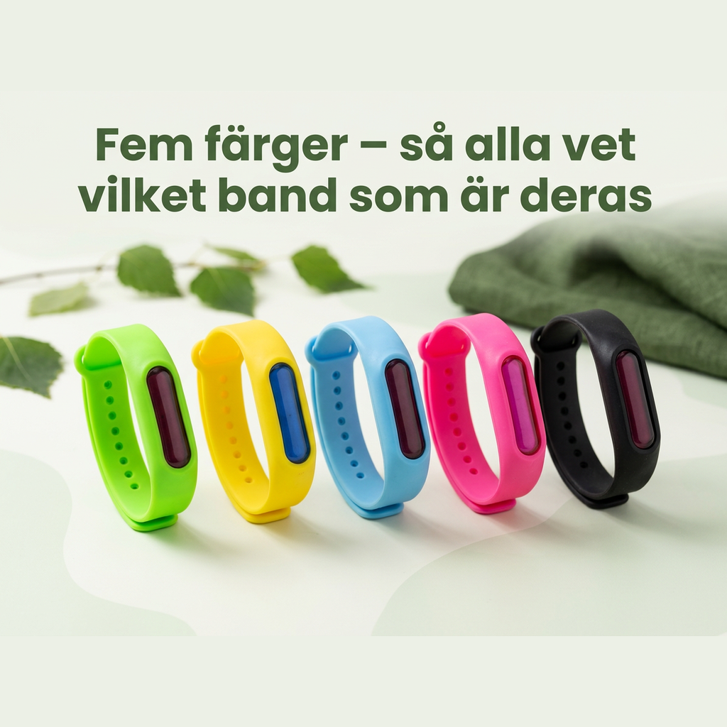 Norillo® – BiteShield – Myggarmband med naturliga oljor, laddningsbart