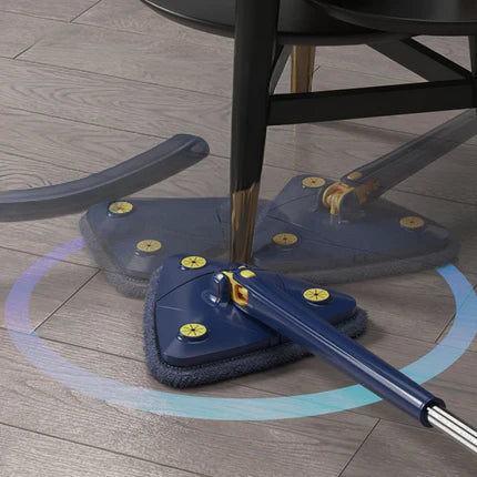 Norillo™ – Triangelformad 360° rengöringsmopp för hörn, kanter & trånga utrymmen